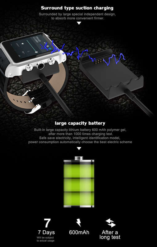 **SPECIAL!** FBX01Plus Full Android 3G/WiFi Smartwatch-Phone
