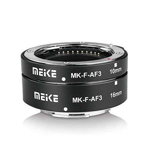 MEIKE MK-F-AF3 Auto Fucus Macro Extension Tube for Compatible with All Fujifilm Mirrorless Camera(10