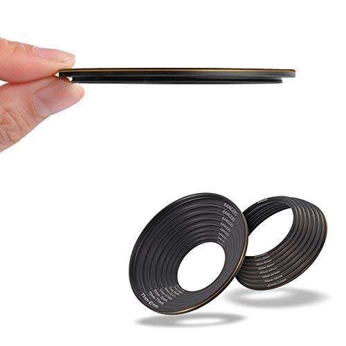 Rangers 16pcs 2.8mm Ultra-thin 49-82mm and 82-49mm Step Up / Step Down Combination Adaptor Rings for
