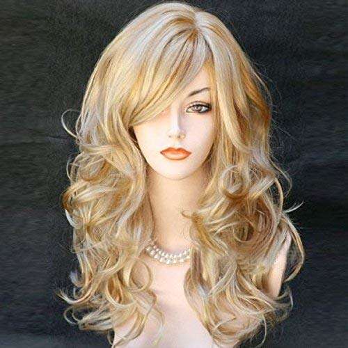 BERON Fashion 21 Inches Middle Lenght Curly Wig for...