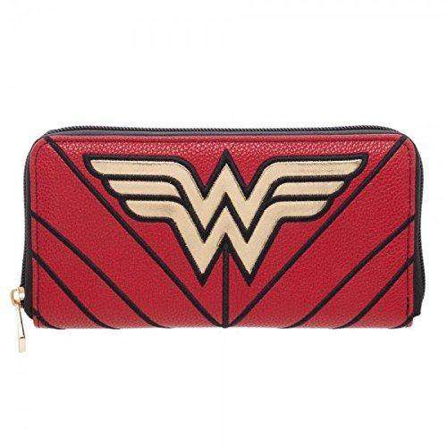 DC Comics Wonder Woman Logo Zip Around Ladies Wallet
