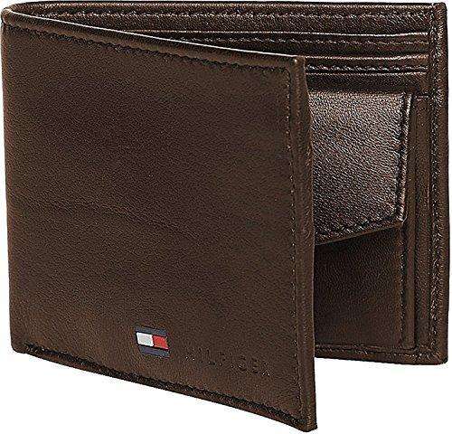 Tommy Hilfiger Men's Stockon Coin Wallet ,Brown