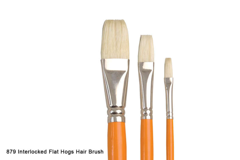 879 Interlocked Flat Brush - 2