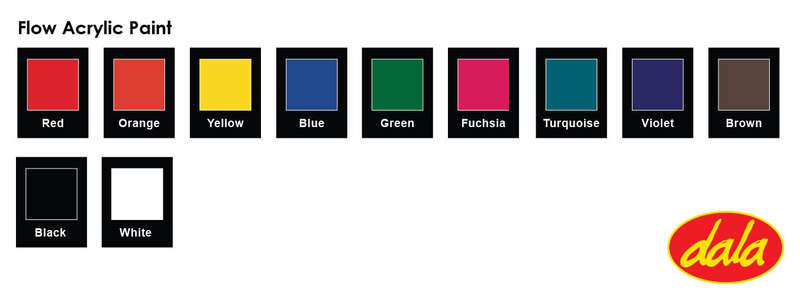 Flow Acrylic - Fuchsia