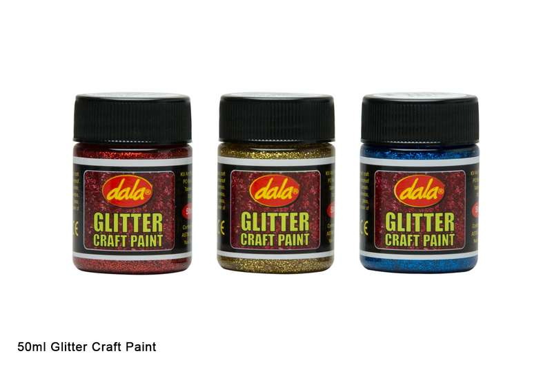 Glitter Craft Paint - 50ml / Gold