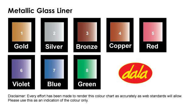 Metallic Glass Liner - Copper / 30ml