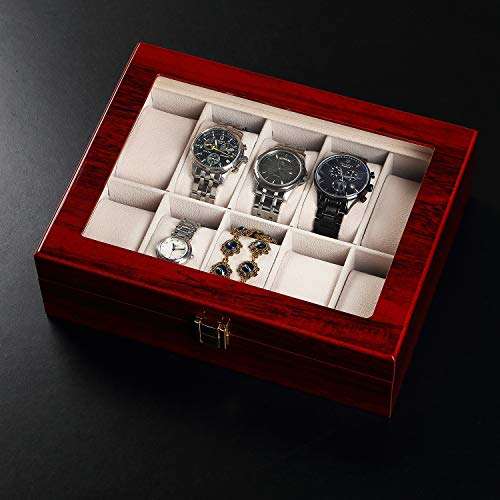 Luxury 10 Slot Wooden Watch Box