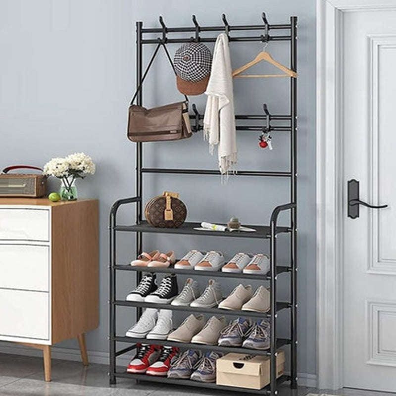 Multifunctional Shoe Storage Organizer  (60 x 26 x 172cm) - Black