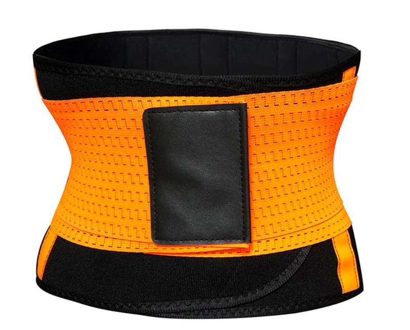 Neoprene Sweat Belt Waist Trainer - Large-32 / Black & Red