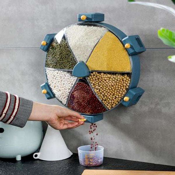Wall Mounted 360 Degree Rotatable Cereals Grain Storage