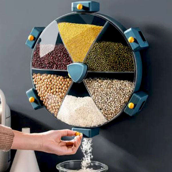Wall Mounted 360 Degree Rotatable Cereals Grain Storage