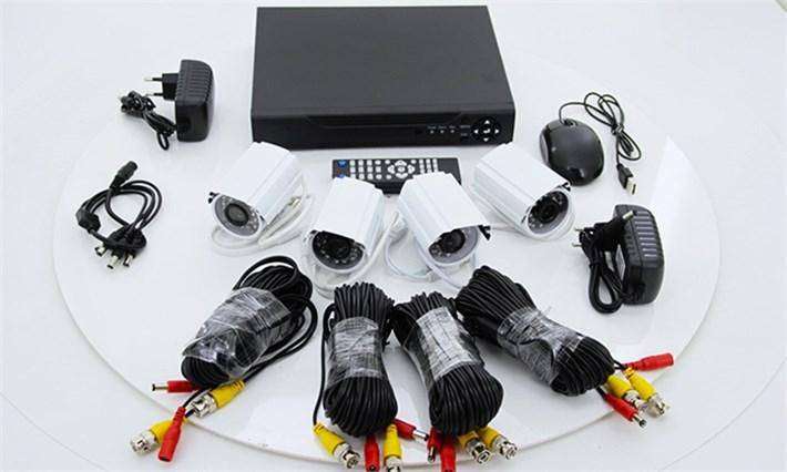 AHD 4 Channel CCTV Security System with Internet & 5G Viewing