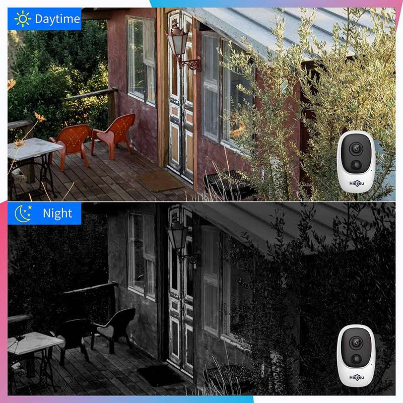 Battery Security Camera 1080P HD Wireless WiFi Rechargeable Battery Powered Camera