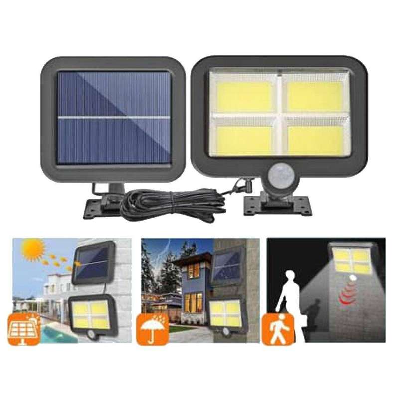 LED Solar Power Motion Sensor  Wall Outdoor Light