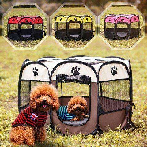 Portable Dog Cat Playpen - Large
