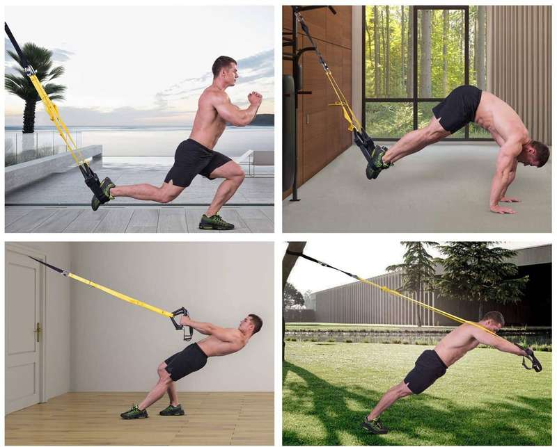 Bodyweight Resistance Training Straps Suspension System