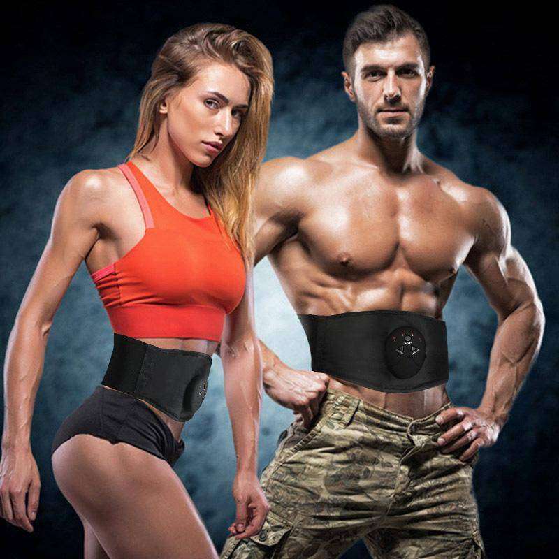 Electric Vibration Slimming Belt - Black