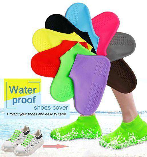 Waterproof Silicone Shoe Cover - Medium: 5-7