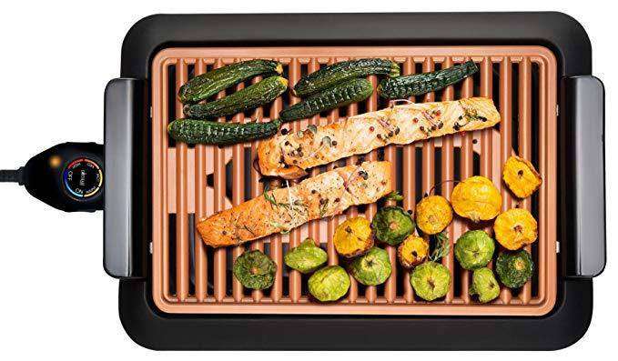 Electric Smoke Less Grill Titanium