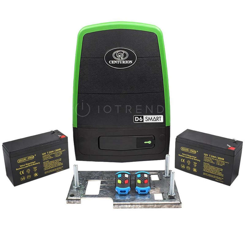Centurion D6 SMART Gate Motor Including Batteries, Remotes and Base Plate