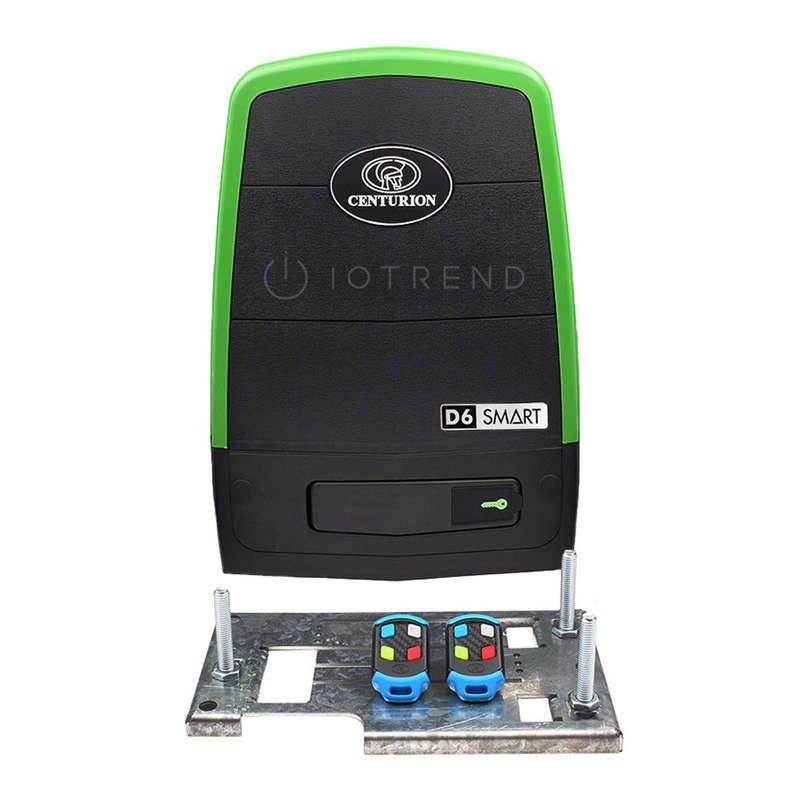 Centurion D6 SMART Sliding Gate Motor with Remotes and Base Plate