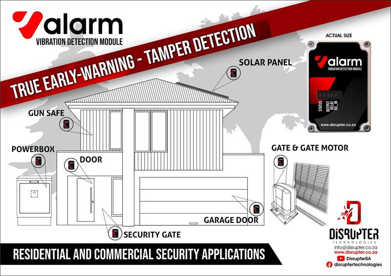 DISRUPTER VALARM Vibration Detection Module