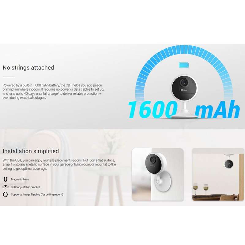 Ezviz CB1 1080P WiFi Battery-operated Camera