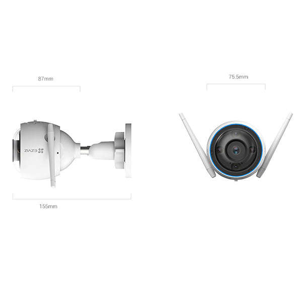 Ezviz H3 2K (3MP) Wi-Fi Smart Home Bullet Camera