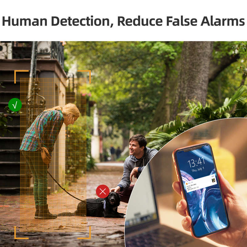 Imou Bullet 2 Wi-Fi 1080P Full HD Active Deterrence Outdoor Security Camera