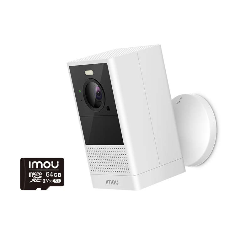 Imou Cell 2 Wi-Fi Battery Operated 4MP Camera + Imou 64GB Micro SDXC Card