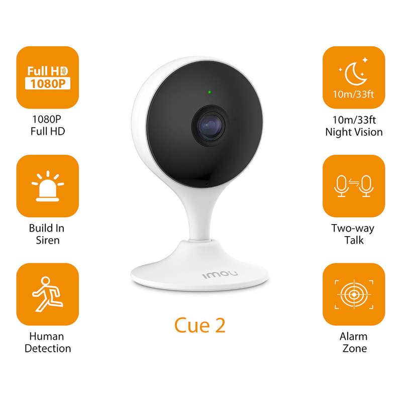 Imou Cue 2 Indoor Wi-Fi Camera 1080P