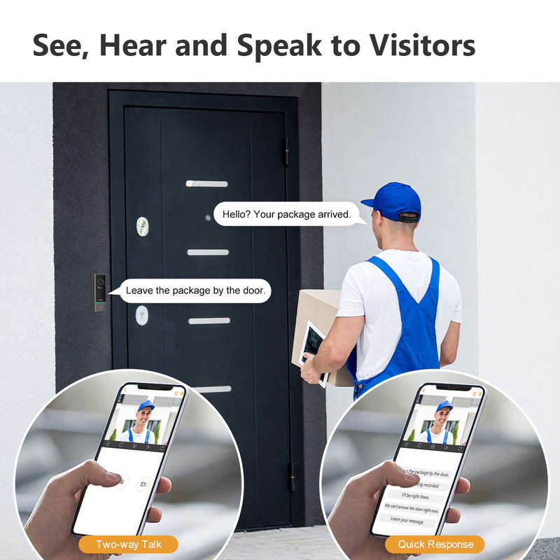 Imou DB60 5MP Battery Powered Doorbell Camera Kit