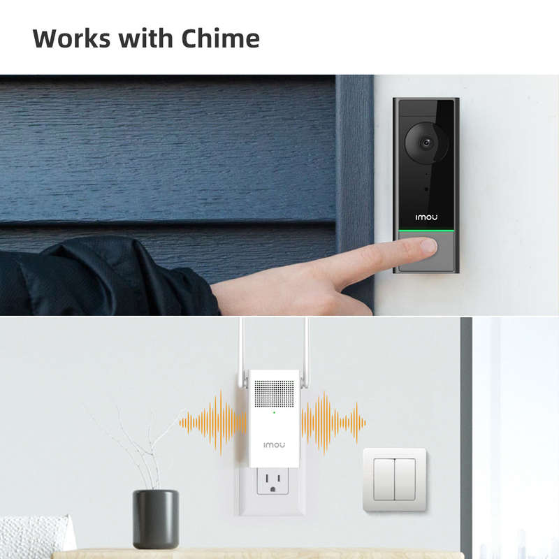 Imou DB60 5MP Battery Powered Doorbell Camera Kit