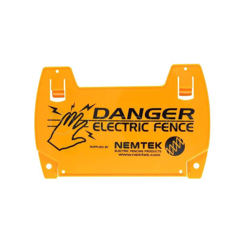 Nemtek Electric Fence Warning Sign Large