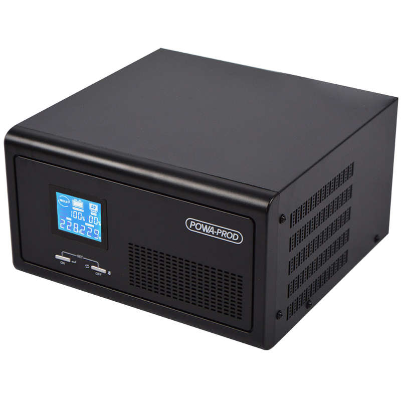 Powa-Prod 1000W Inverter Pure Sine Wave 12VDC Intelligent Charger LCD