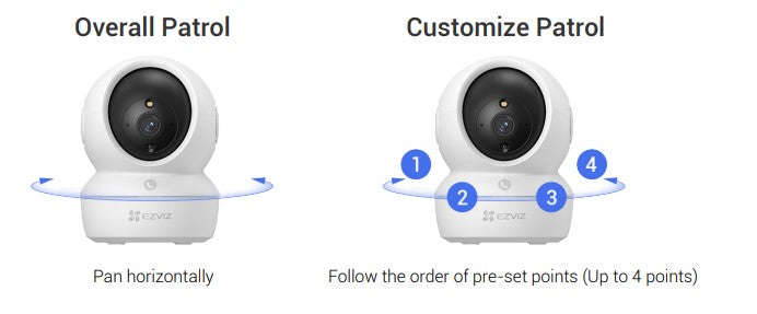 EZVIZ H6c PRO WI-FI PT CAMERA 2MP 4MM