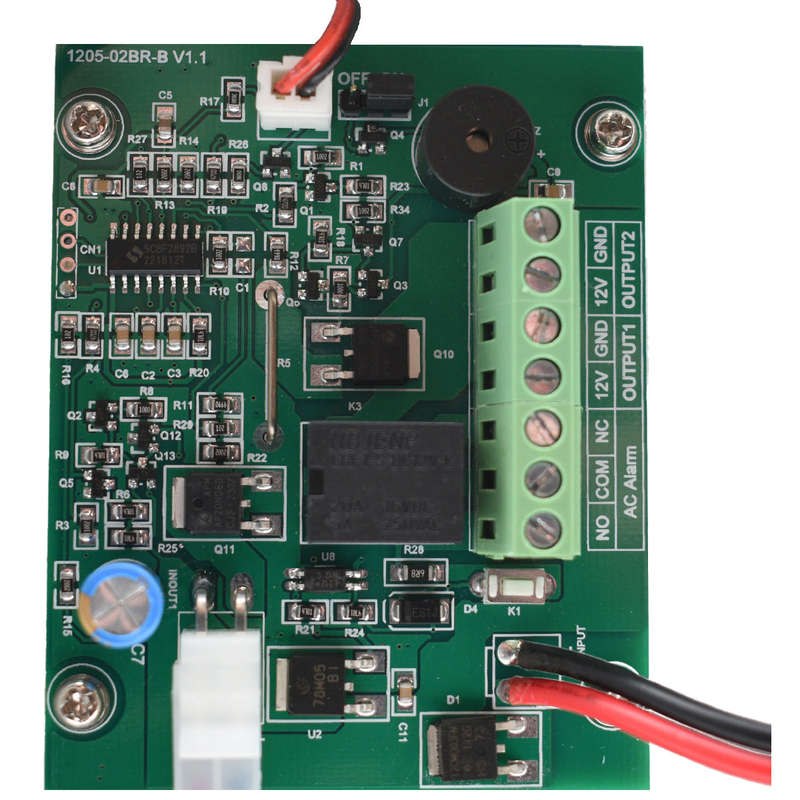 Securi-Prod 3Amp Lithium Backup Power Supply + 12V 7AH LifePO4 Lithium Battery