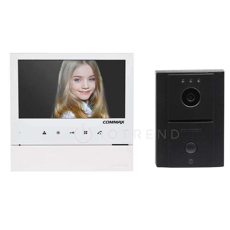 Commax CDV-70H/DRC-4L Hands Free 7" Video Touch Button Intercom Kit