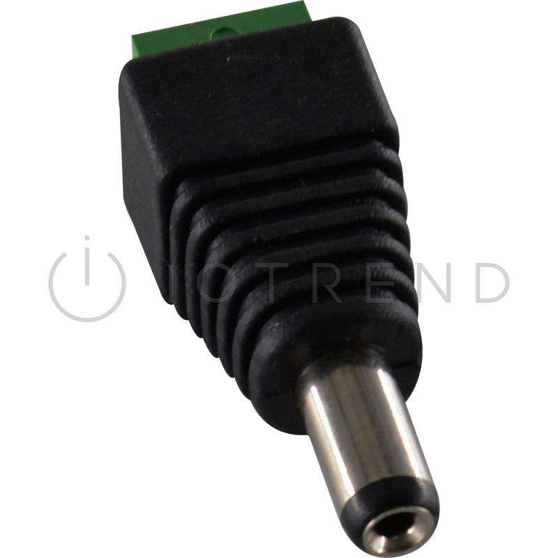 DC Plug incl Terminal Connector Block - Male 10 pack