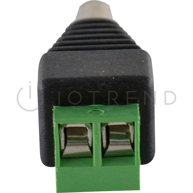 DC Plug incl Terminal Connector Block - Male 10 pack