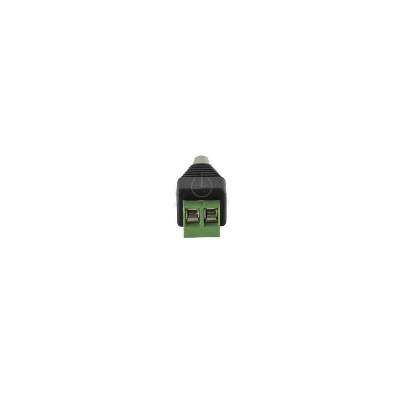 DC Plug incl Terminal Connector Block - Male (Single)