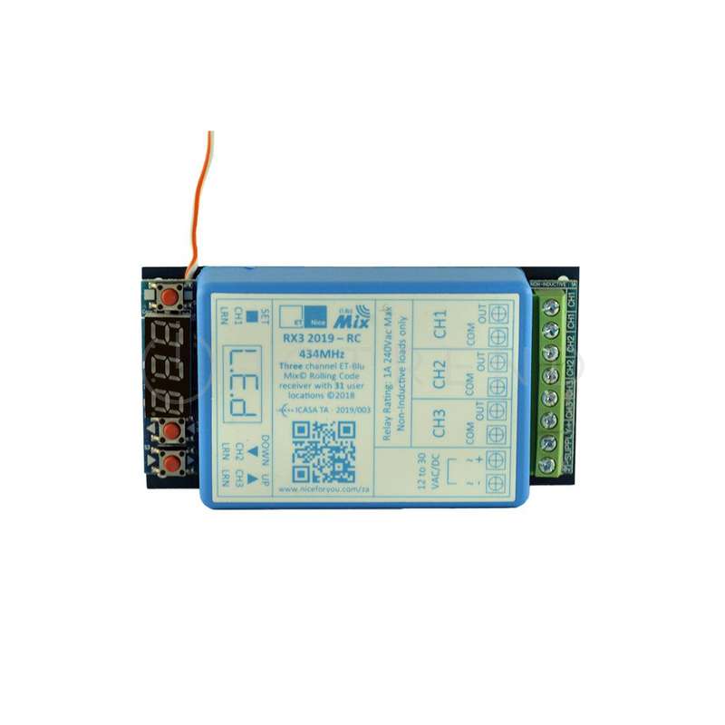 ET Multi-Receiver RX3 3 Channel TH ASSEMBLY 434MHz