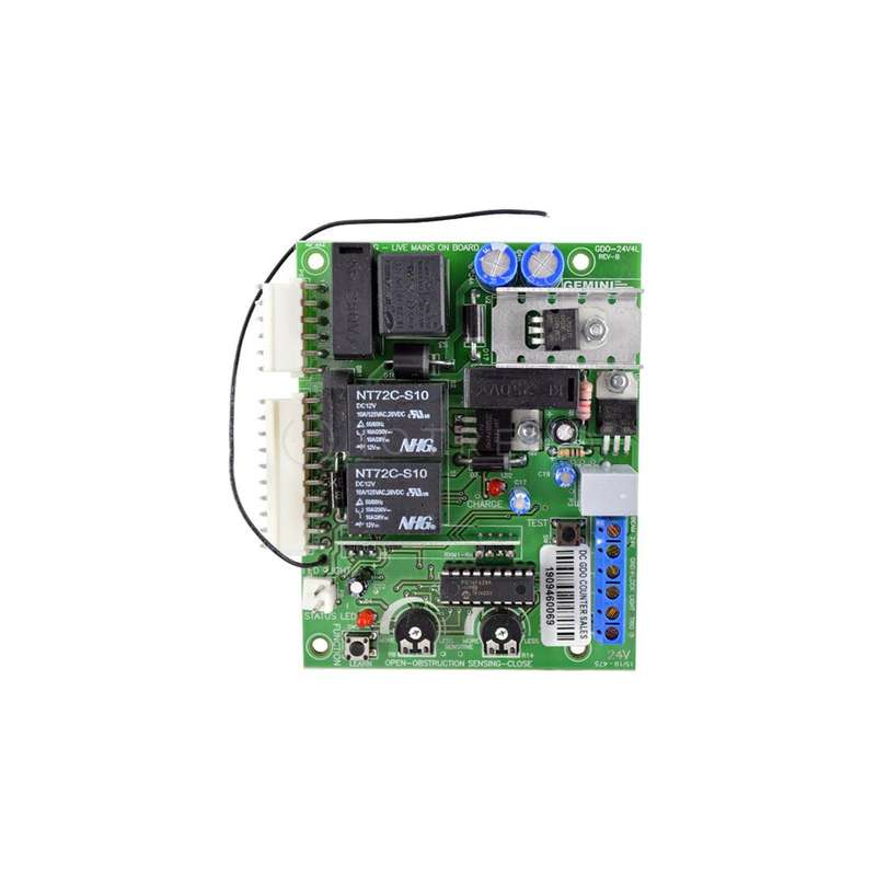 Gemini 24V DC PCB Garage Door Opener with RX Module