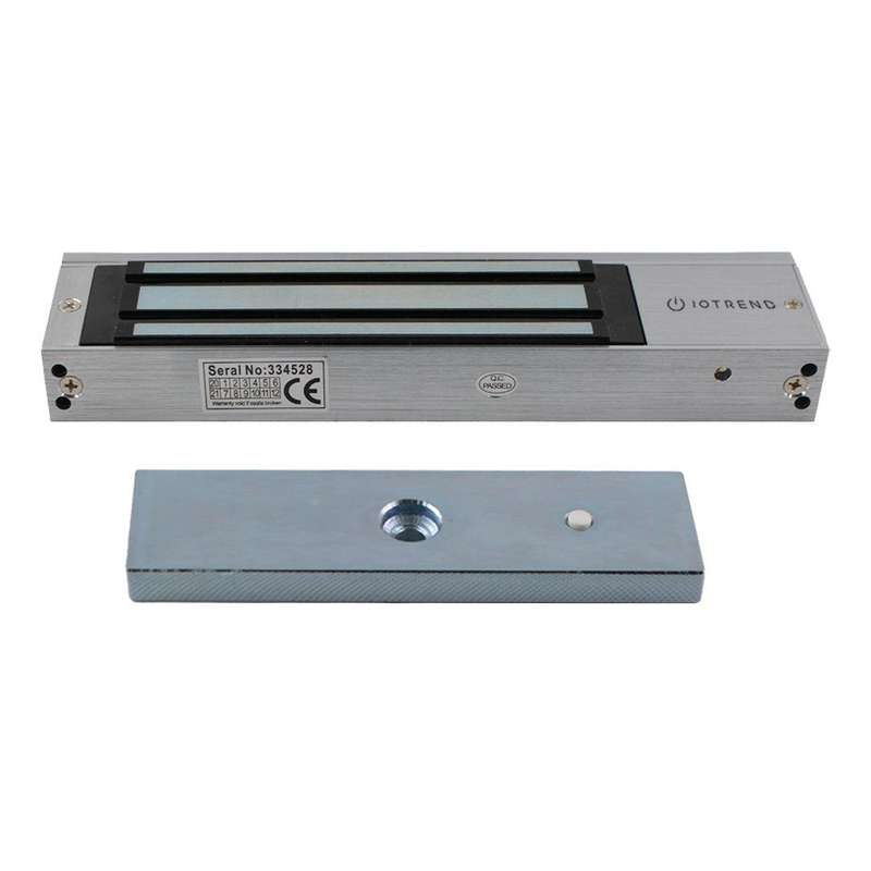 Magnetic Lock 320Kg Holding Force 12/24VDC with Indicator Light and ZL Bracket