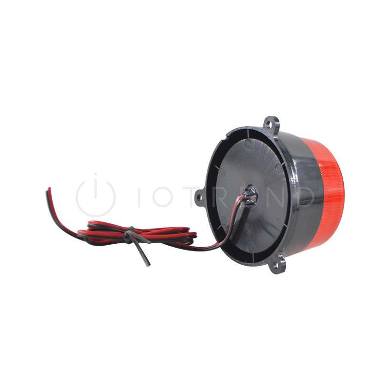 Mini Red LED Strobe 12VDC