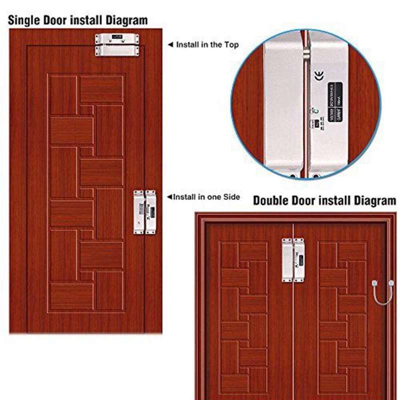 Surface Mount Electric Bolt Lock 12/24VDC
