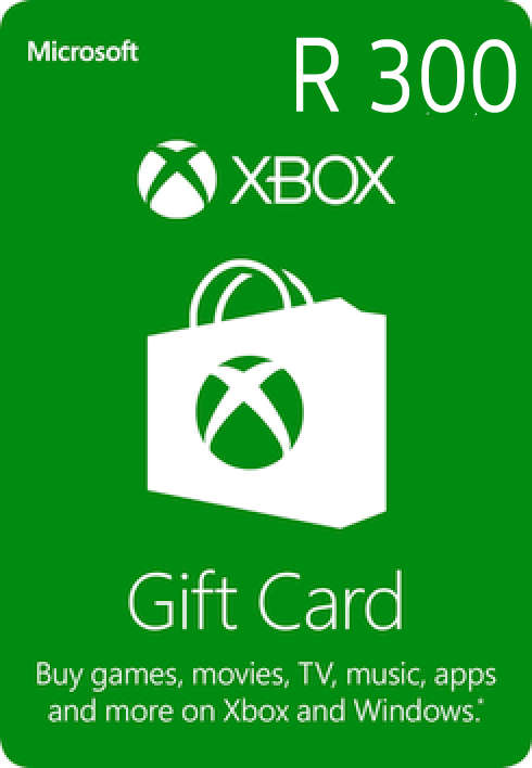 Xbox Live Gift Card - R300