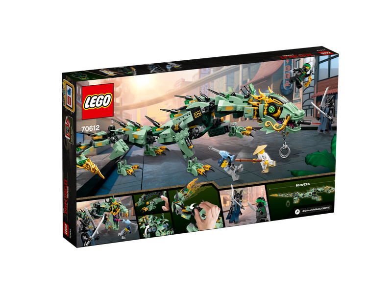 THE LEGO NINJAGO Movie Green Ninja Mech Dragon #70612