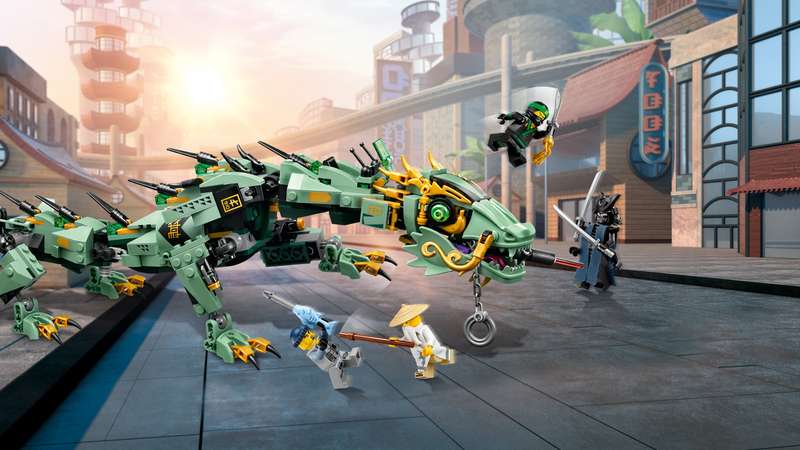 THE LEGO NINJAGO Movie Green Ninja Mech Dragon #70612