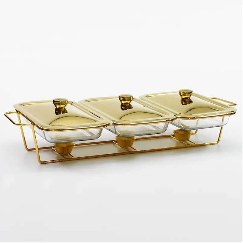 Food Warmer - 3 Division Gold